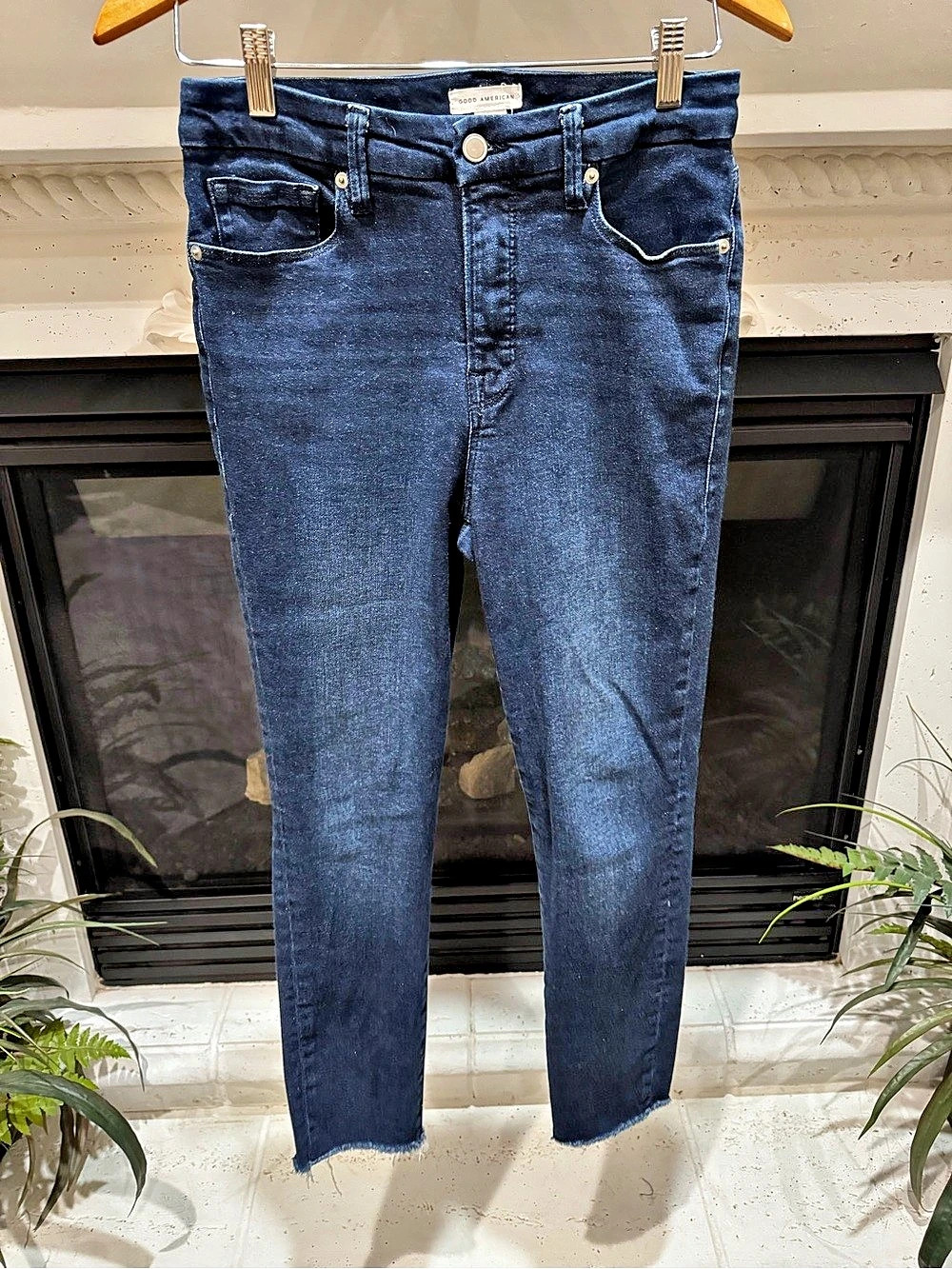 Good American Good Legs Skinny Jeans Blue